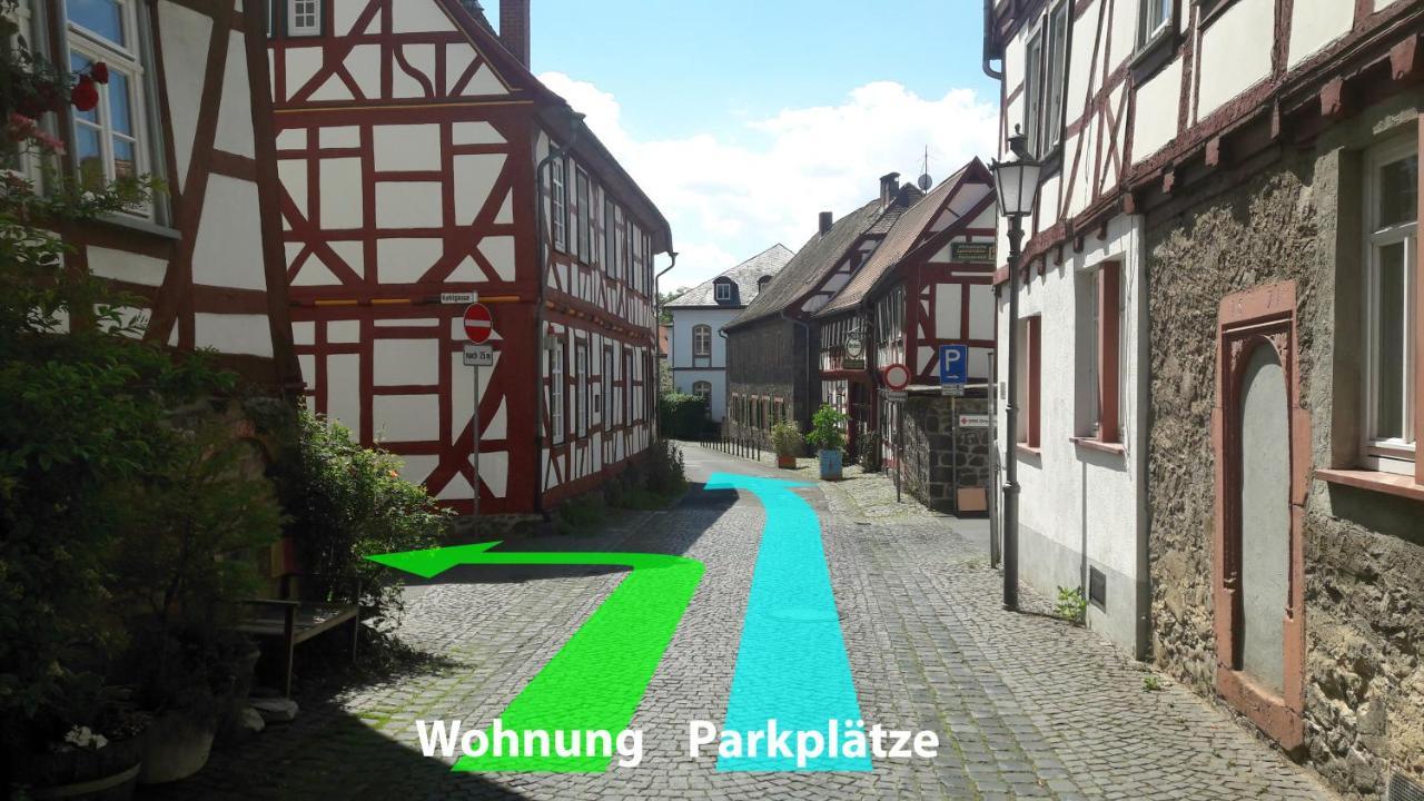 Historische Ferienwohnung Mit Kamin In Lich Exterior photo